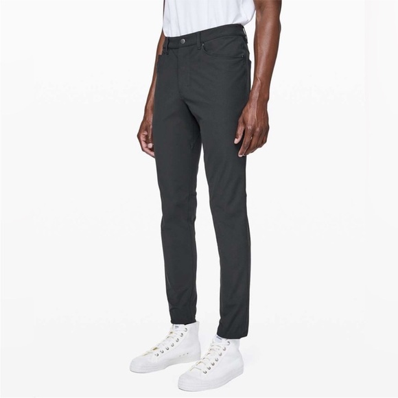 Lululemon ABC Pant Slim *Warpstreme 32" Obsidian (First Release) size 34 A17 - Picture 1 of 10